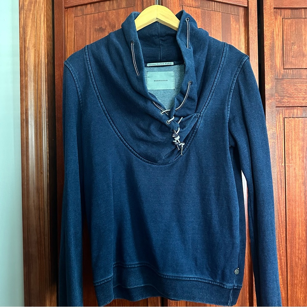 Scotch & Soda Deep Blue Sweater
